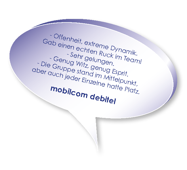 Testimonial von mobilcom debitel zum Führungskräfte Training mit Melters und Partner