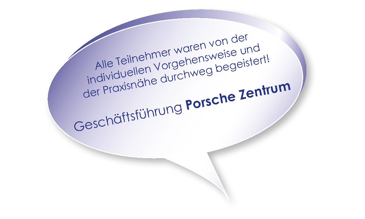 Testimonial von Porsche zum Training Erfolgreiches Verhandeln mit Melters und Partner