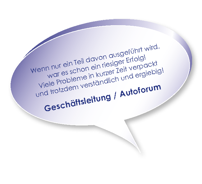 Testimonial AutoForum zum Training Führungskraft heute mit Melters und Partner