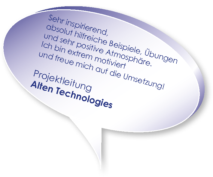 Testimonial von alten TEchnologies zum Training Projektmarlketing mit Melters und Partner