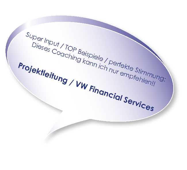 Testimonial von Volkswagen Financial Services zum Coaching mit Melters und Partner