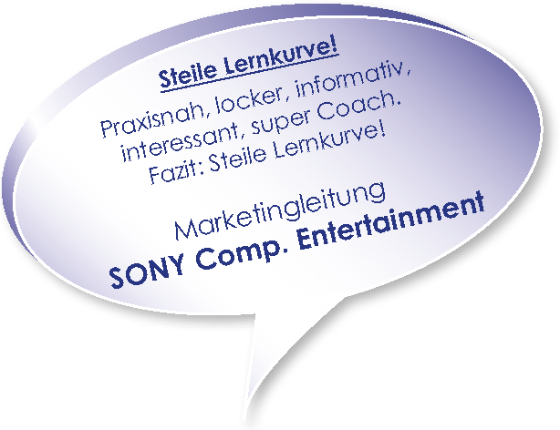 Testimonial von Sony zum Marketingcoaching mit Melters und Partner