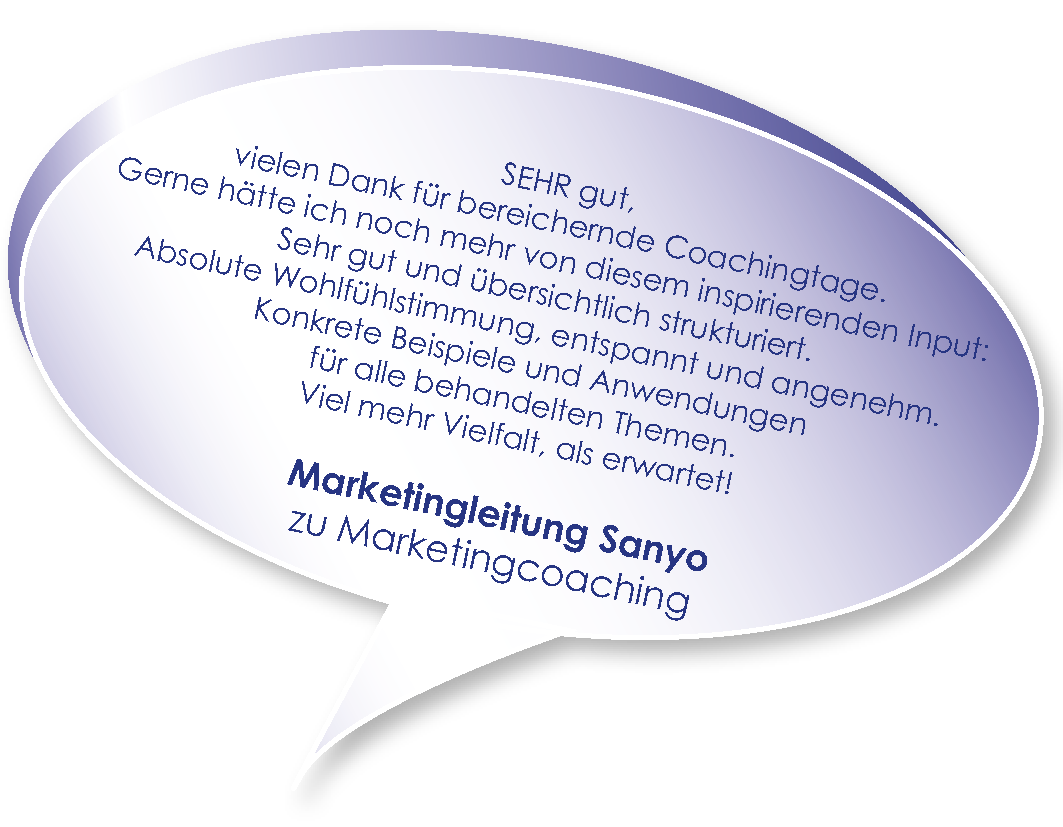 Testimonial von Sanyo zum Marketingcoaching von Melters und Partner